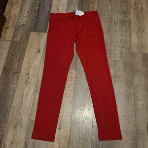 NWT J. McLaughlin Becca Knit Legging Pants Red Size 4  $168